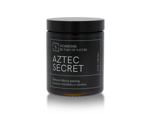 Symbiosis Šlehaný tělový peeling s pravou čokoládou Aztec Secret 180 ml